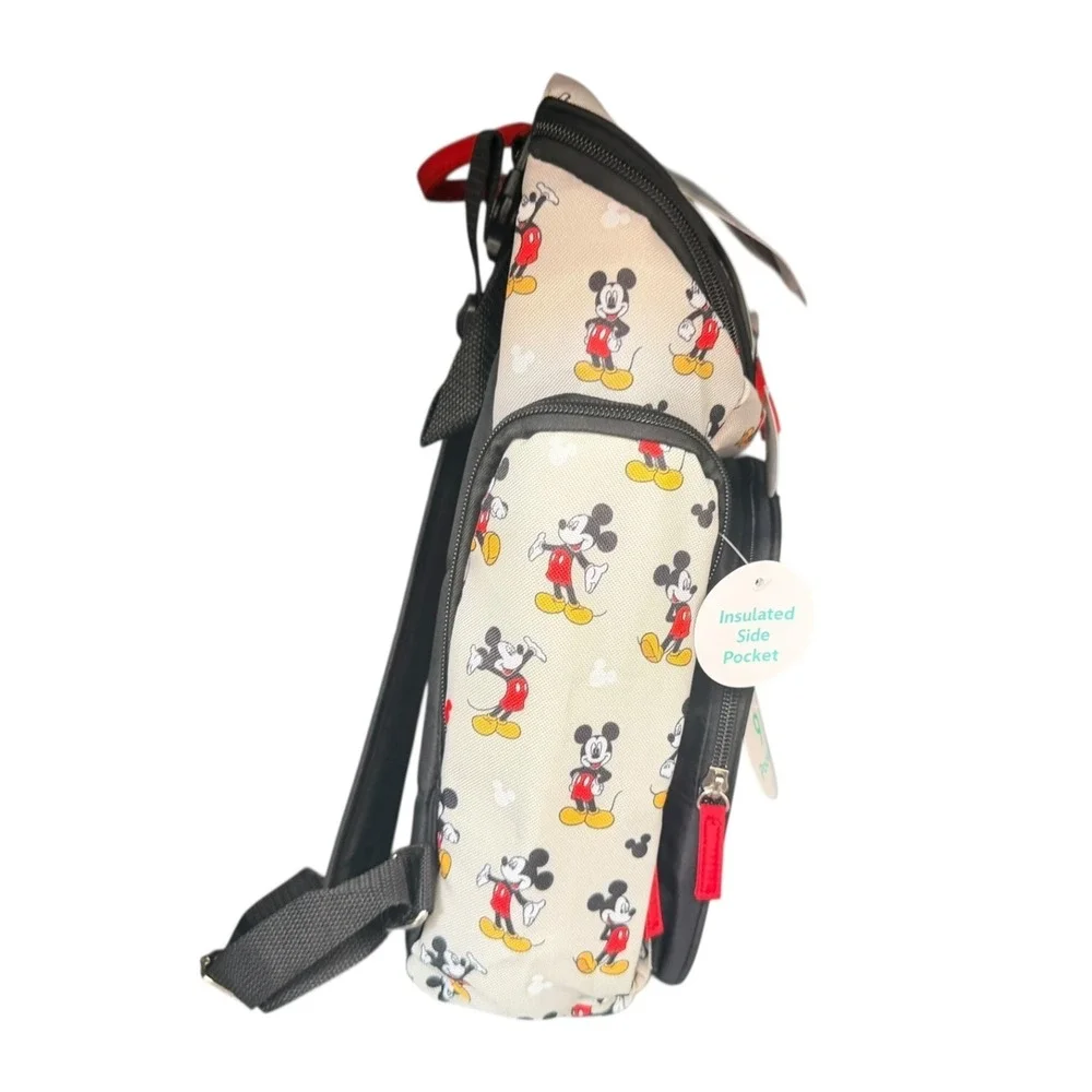 Disney Baby Mickey Mouse Diaper Bag Backpack with‎ Changing Pad 9 Pockets